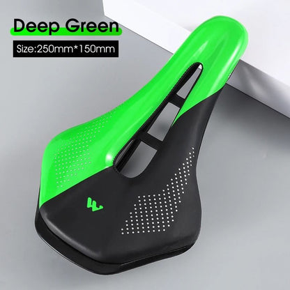 Comfortable Road Bicycle Saddle With Hollow Breathable PU Leather Cushion 12