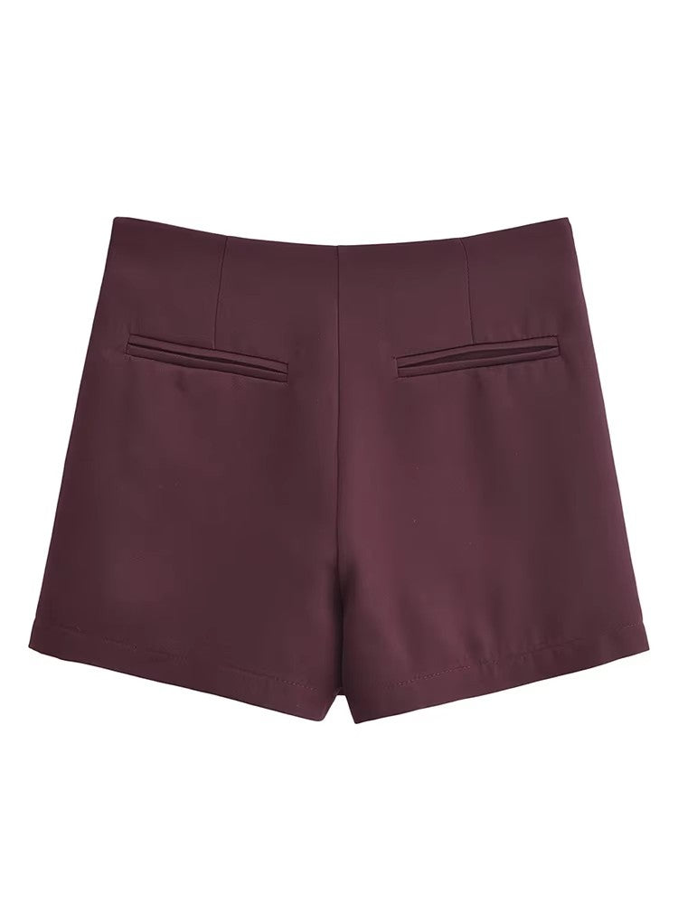 High Waist Skort With BuiltIn Shorts And Side Zipper For Effortless Everyday Confidence 3