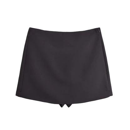 High Waist Skort With BuiltIn Shorts And Side Zipper For Effortless Everyday Confidence 8
