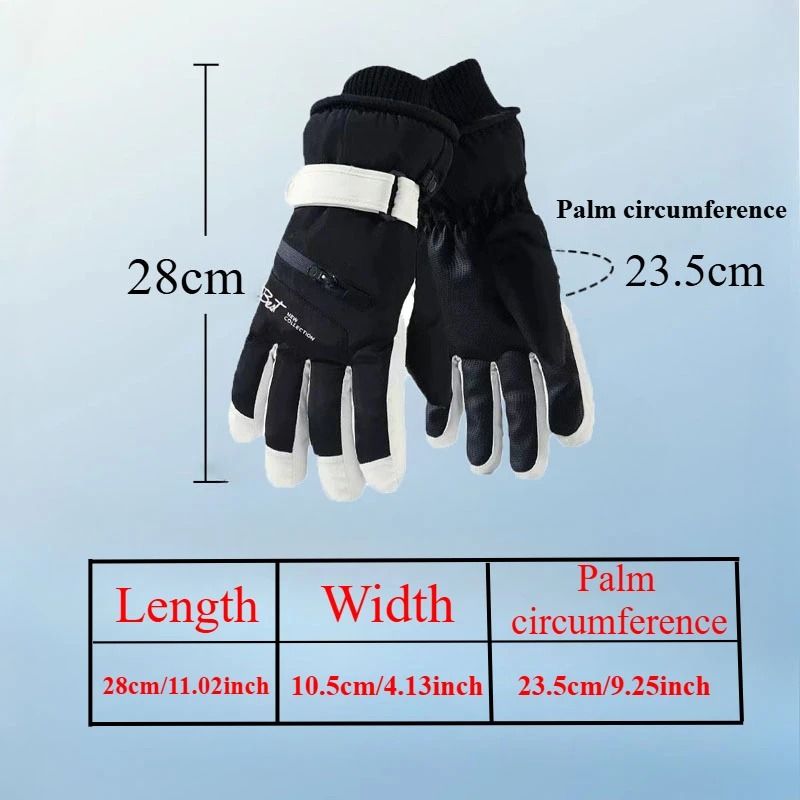 Winter Waterproof Touch Screen Gloves For Cycling Ski And Snowboard 1
