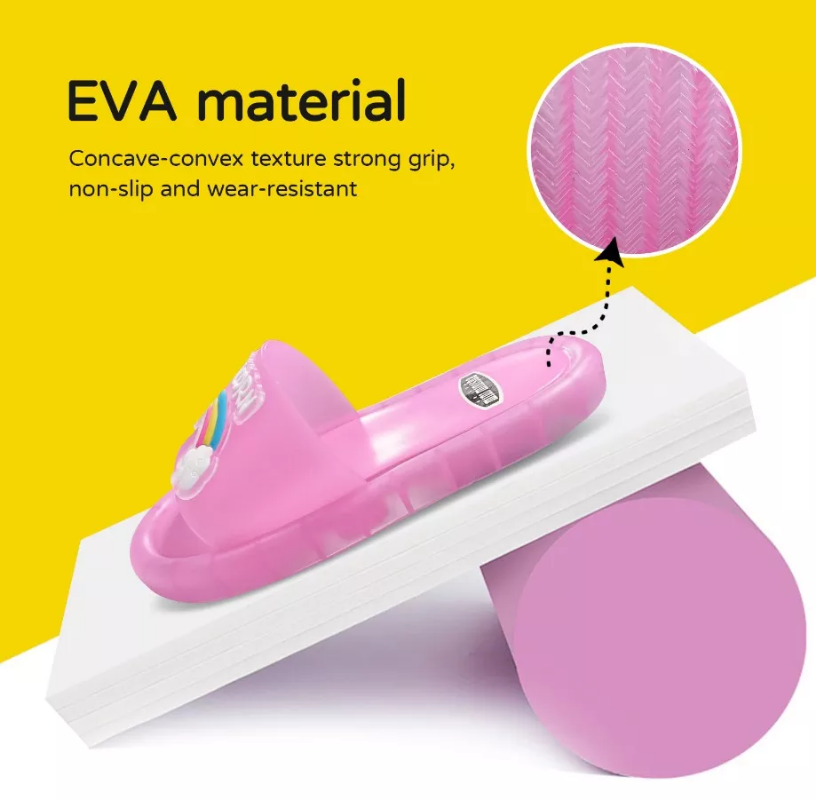 LED Girl Slippers Children, Baby Bathroom Sandals Kids Shoes, Light Up Slippers for Toddler Boys & Girls
