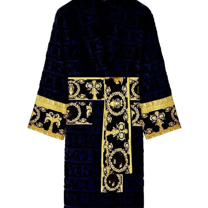 Plush Fleece Bath Robe for Women and Men, Winter Robe with Pockets, Long Sleeve Soft Couples Homewear, Loungewear