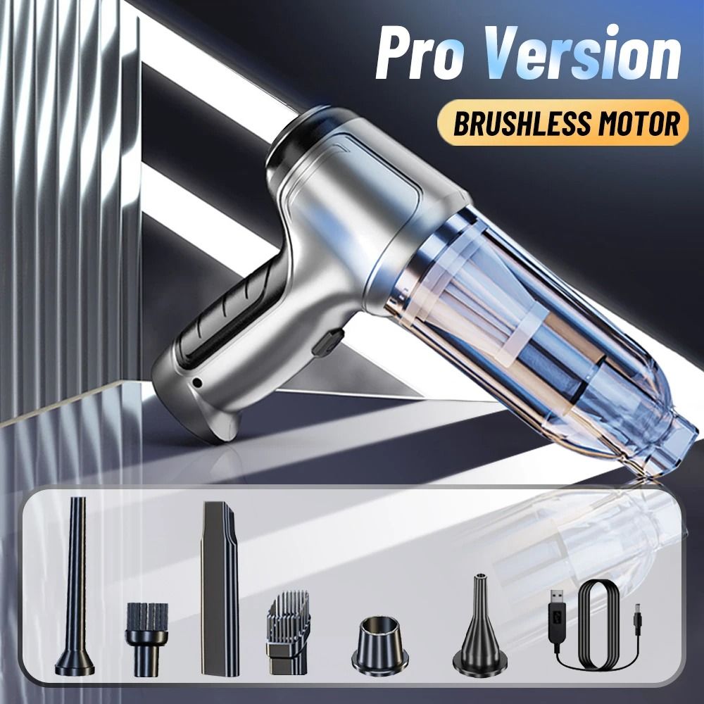 Portable Car Vacuum Cleaner Wireless 95000PA Strong Suction Handheld Vacuum And Blower 9