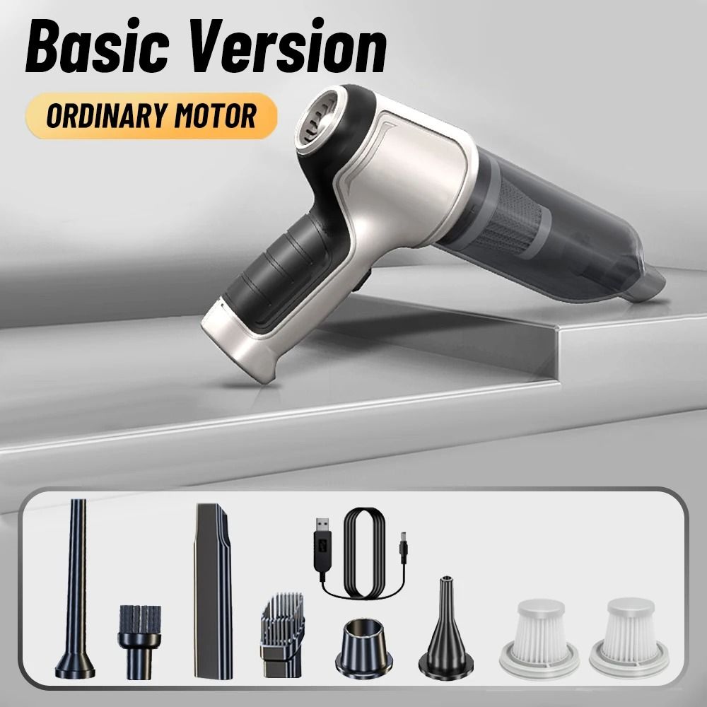 Portable Car Vacuum Cleaner Wireless 95000PA Strong Suction Handheld Vacuum And Blower 12