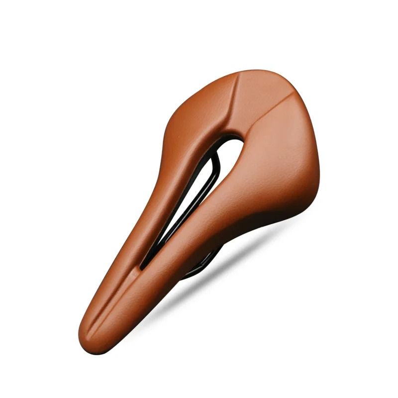 Breathable Hollow Bicycle Saddle PU Leather Soft Comfortable Cushion 9