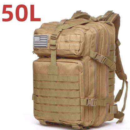 Waterproof Tactical Backpack 25L 50L Outdoor Hiking And Camping Bag 14