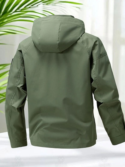 Men Waterproof Softshell Hooded Jacket For Hiking And Camping 5