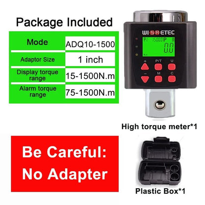High Precision Digital Torque Meter And Ratchet Wrench Adapter 21