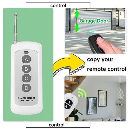 433MHz RF Clone Remote Control Duplicator For Garage Door 2