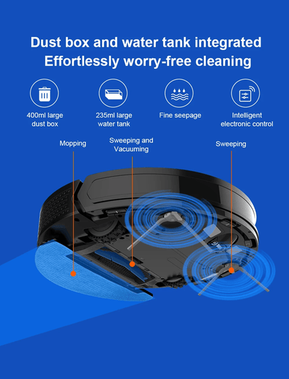Liectroux X6 Robot Vacuum Cleaner With Lidar Navigation And Carpet Boost 1