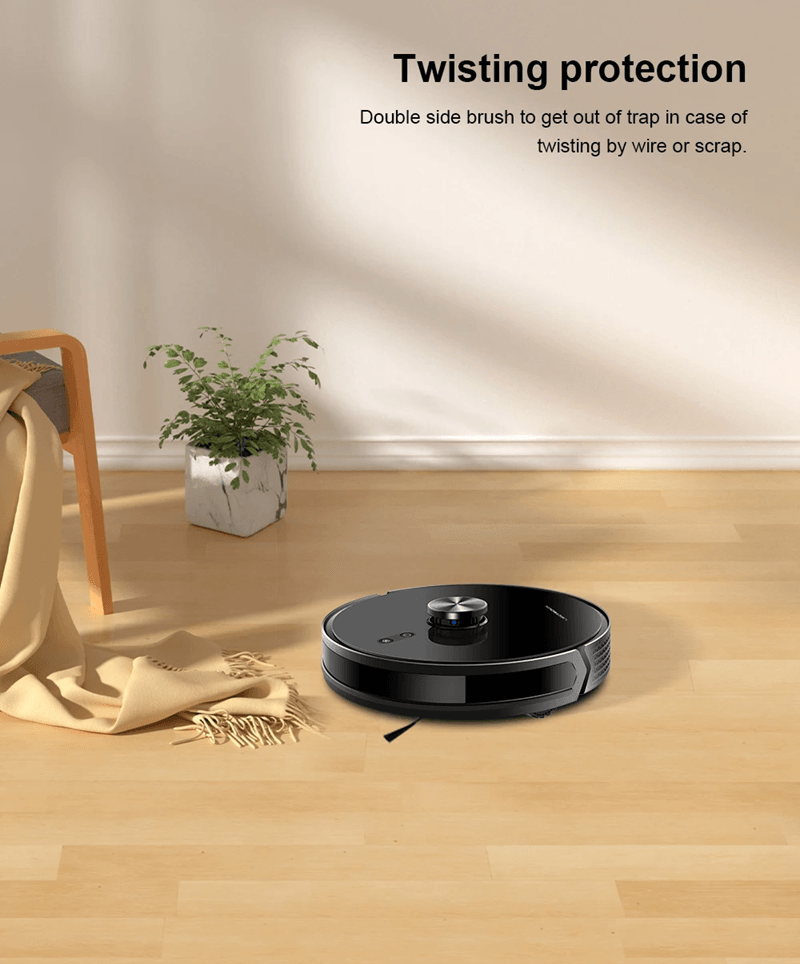Liectroux X6 Robot Vacuum Cleaner With Lidar Navigation And Carpet Boost 3