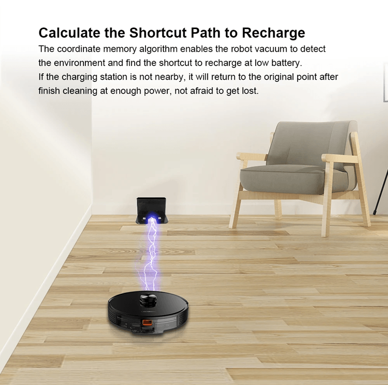 Liectroux X6 Robot Vacuum Cleaner With Lidar Navigation And Carpet Boost 4