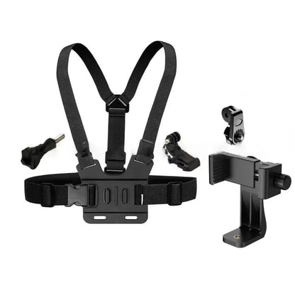 Adjustable Phone Clip Holder With Chest Strap For Sports And Action Cameras 6
