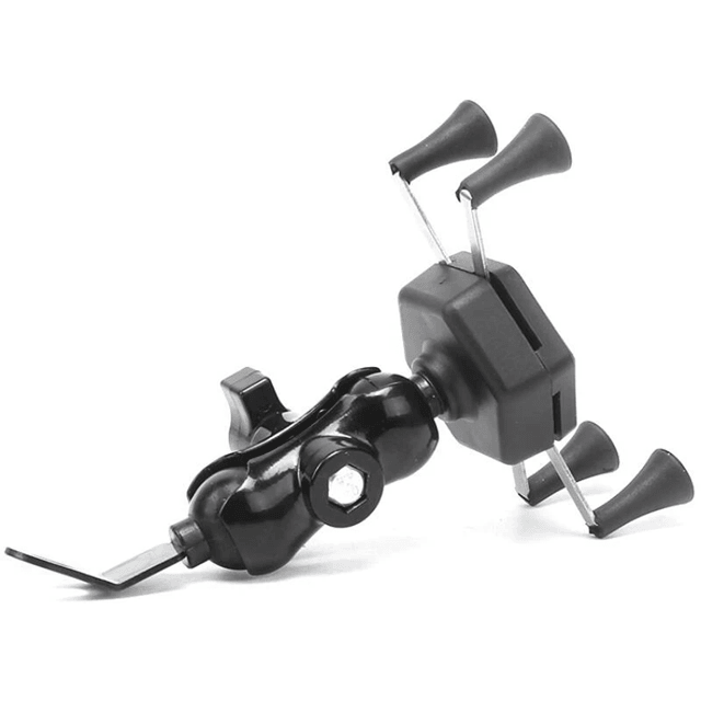 Universal Motorcycle Phone Holder With 360 Degree Rotation For Rearview Mirror Mount 1