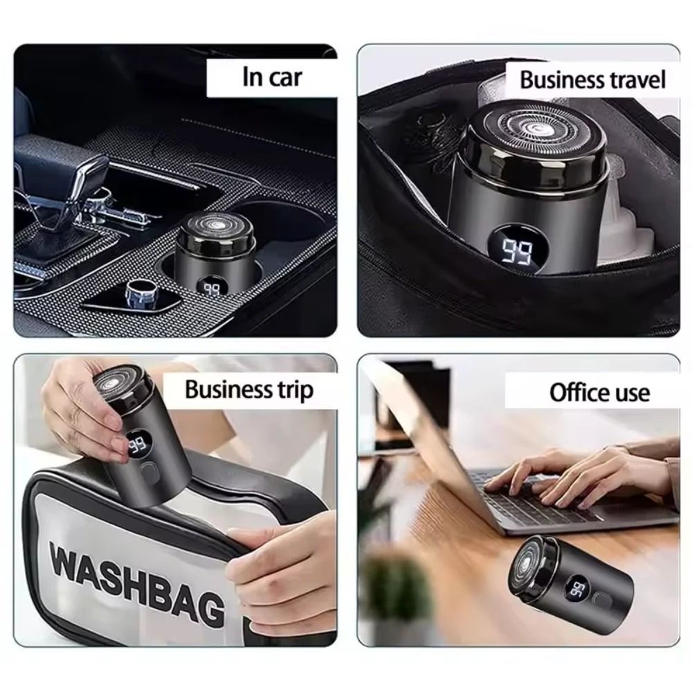 Electric Mini Shaver Rechargeable With Type C Charging And Digital Display 6