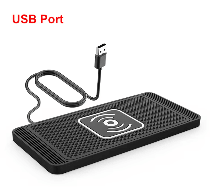 Car Wireless Charging Pad With Non Slip Silicone Design For Fast Charging 3