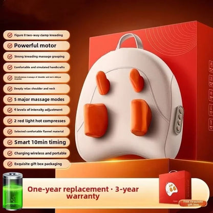 Electric Shiatsu Massage Pillow With Heat For Neck Back And Shoulders 11