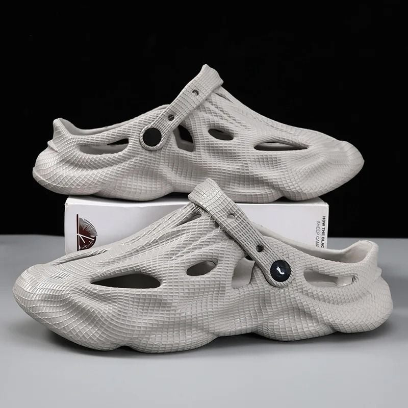 Lightweight EVA Garden Clogs for Men Summer Soft Beach Slip On Shoes