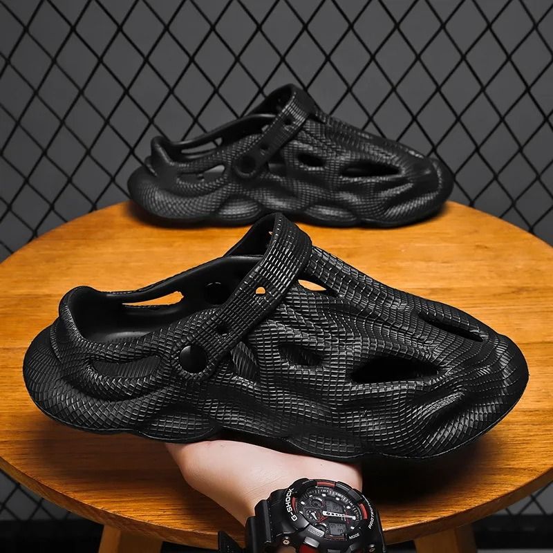 Lightweight EVA Garden Clogs For Men Summer Soft Beach Slip On Shoes 4
