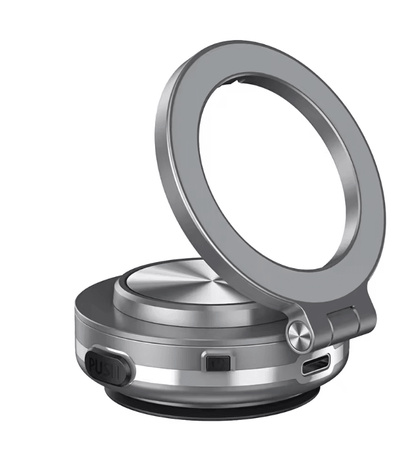 Magnetic Car Phone Holder With Strong Vacuum Suction And 360 Degree Rotation 2