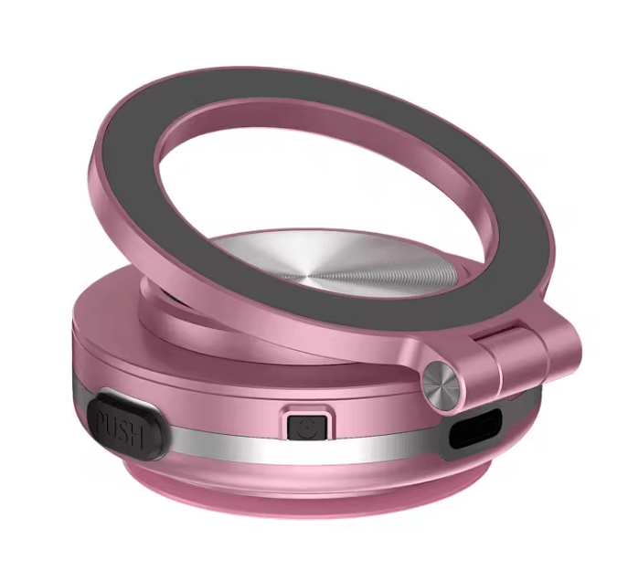 Magnetic Car Phone Holder With Strong Vacuum Suction And 360 Degree Rotation 4