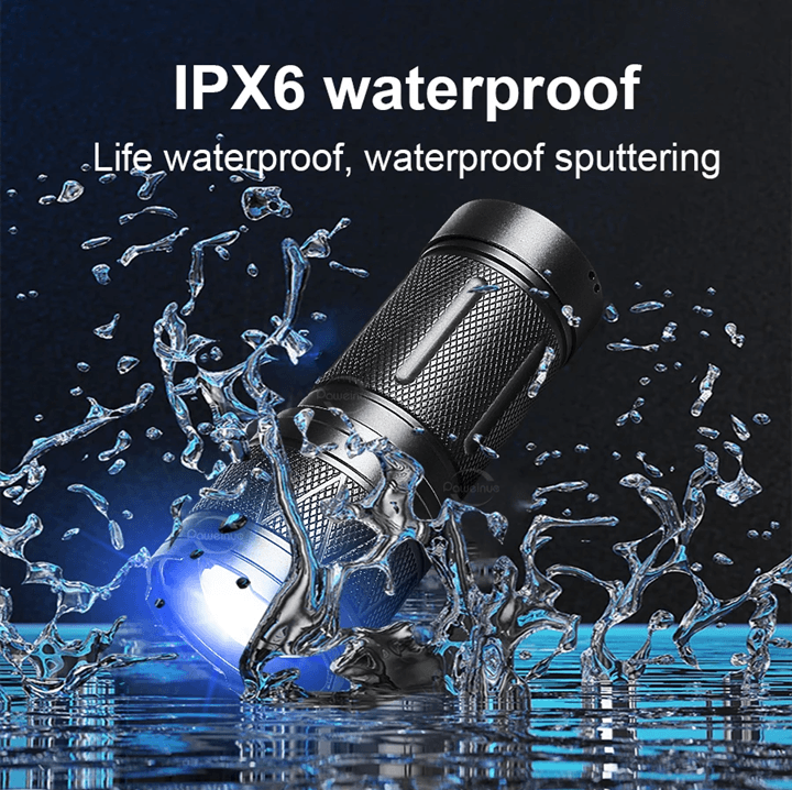 Ultra Bright LED Rechargeable Flashlight With Zoomable Beam And 50000 Lumens Power 5