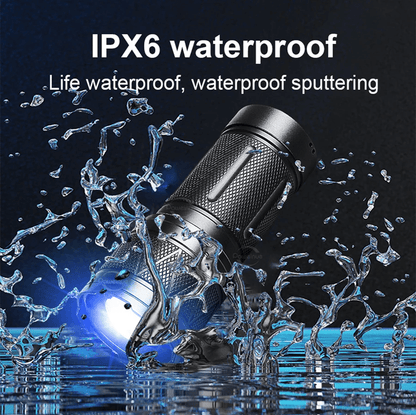 Ultra Bright LED Rechargeable Flashlight With Zoomable Beam And 50000 Lumens Power 5