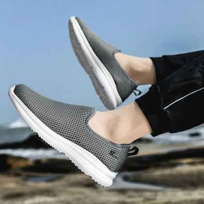 Breathable Summer Loafers Men Lightweight Casual Walking Shoes