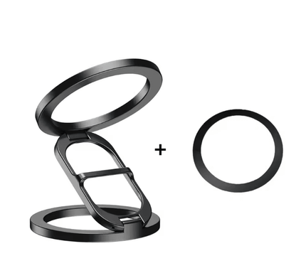Double Sided Magnetic Phone Stand With MagSafe Ring Holder And Kickstand 3