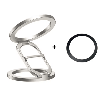 Double Sided Magnetic Phone Stand With MagSafe Ring Holder And Kickstand 4