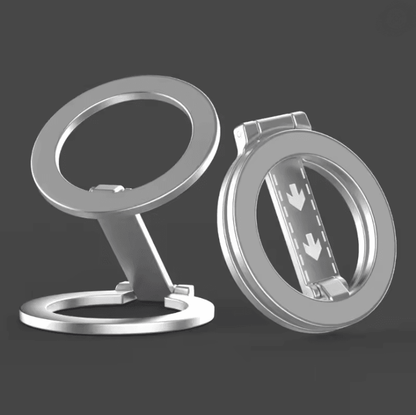 Double Sided Magnetic Phone Ring Holder With MagSafe Kickstand And Grip 3