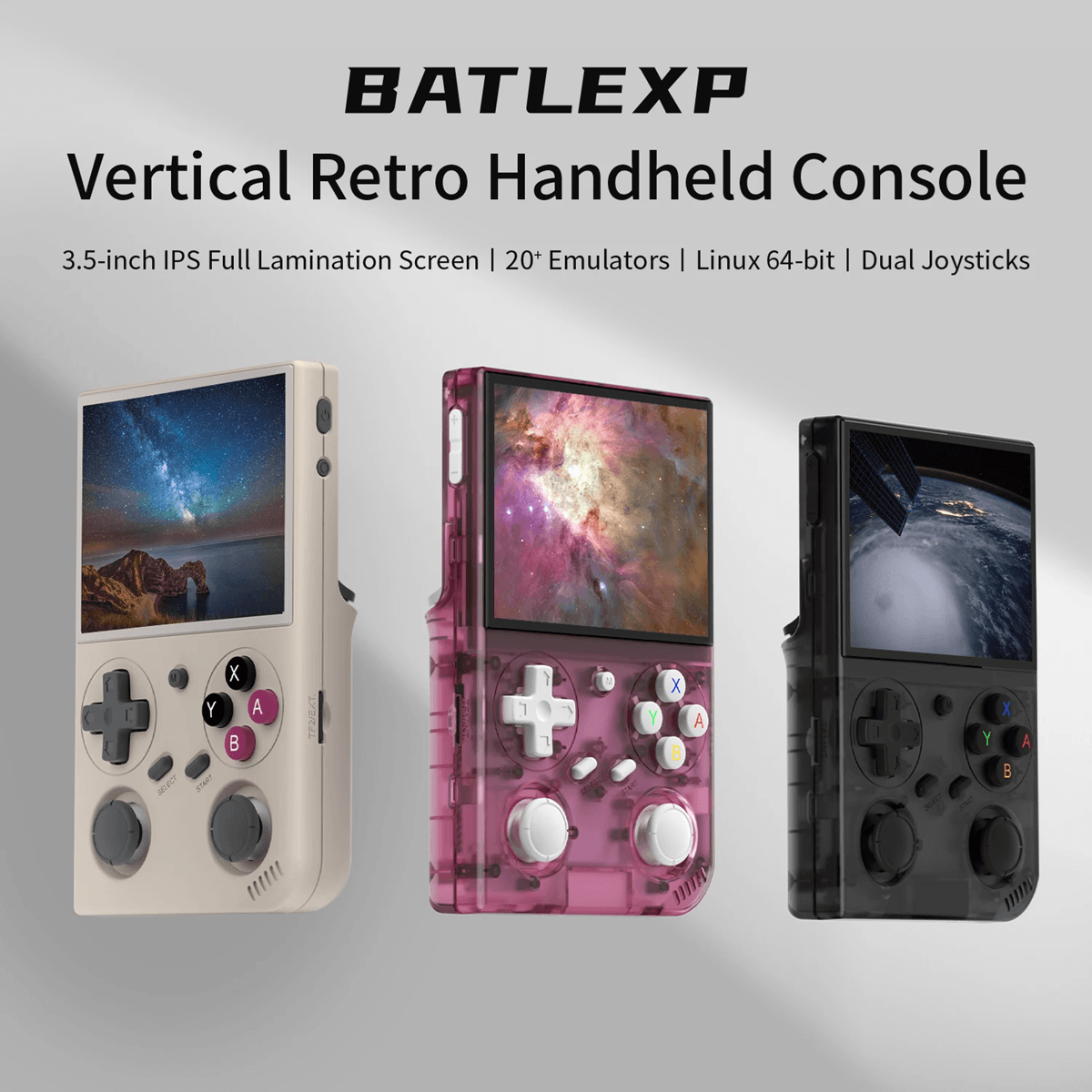 Retro Handheld Game Console with 64GB and 4000 Classic Games