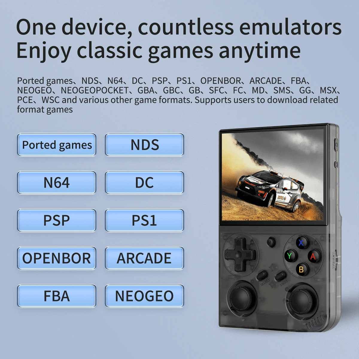 Retro Handheld Game Console With 64GB And 4000 Classic Games 2