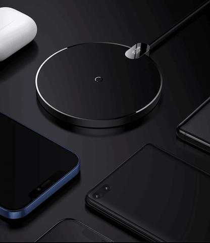 Baseus 15W Fast Wireless Charging Pad With LED Display For Phones And AirPods 1