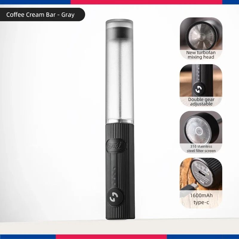 Mini Electric Milk Frother USB Handheld Coffee Whisk Mixer 13