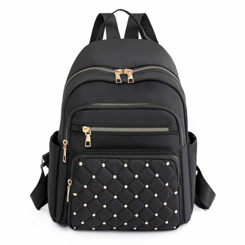 Nylon Travel Backpack Large School Bag For Women Teens 12