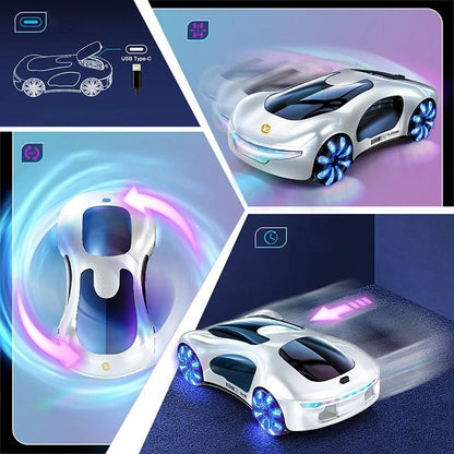Gesture Sensing Stunt RC Car For Kids Pink Drift Truck 2