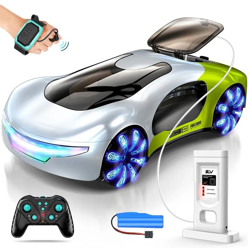 Gesture Sensing Stunt RC Car For Kids Pink Drift Truck 6