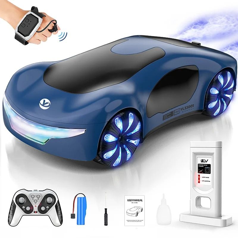 Gesture Sensing Stunt RC Car For Kids Pink Drift Truck 8