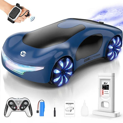 Gesture Sensing Stunt RC Car For Kids Pink Drift Truck 8