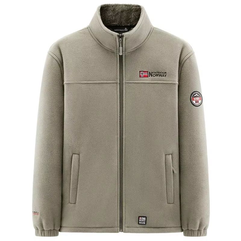 Mens Winter Fleece Jacket  Thicken Warm Outdoor Hiking  Camping Coat 9