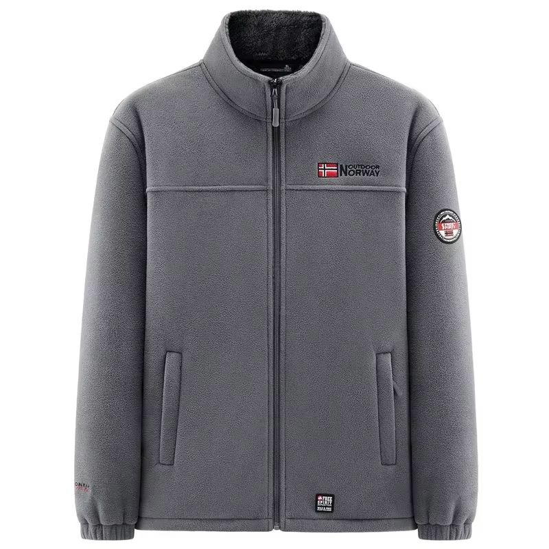 Mens Winter Fleece Jacket  Thicken Warm Outdoor Hiking  Camping Coat 7