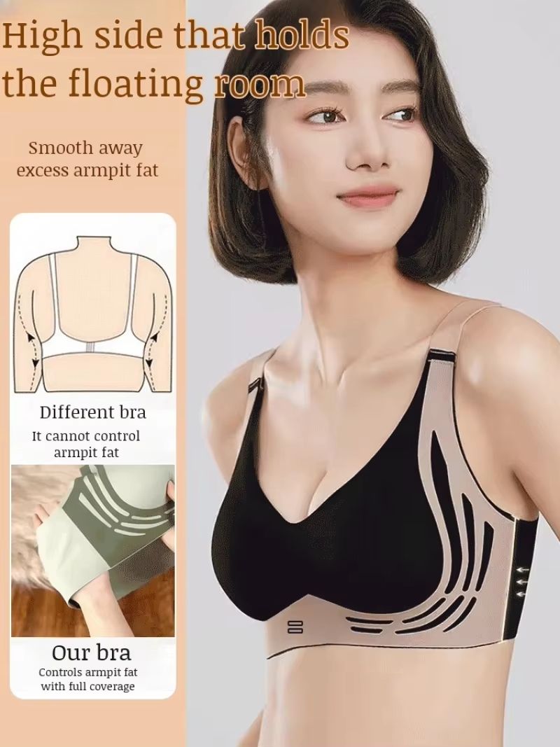 Seamless Wireless PushUp Bra With Soft Support And Lift 1