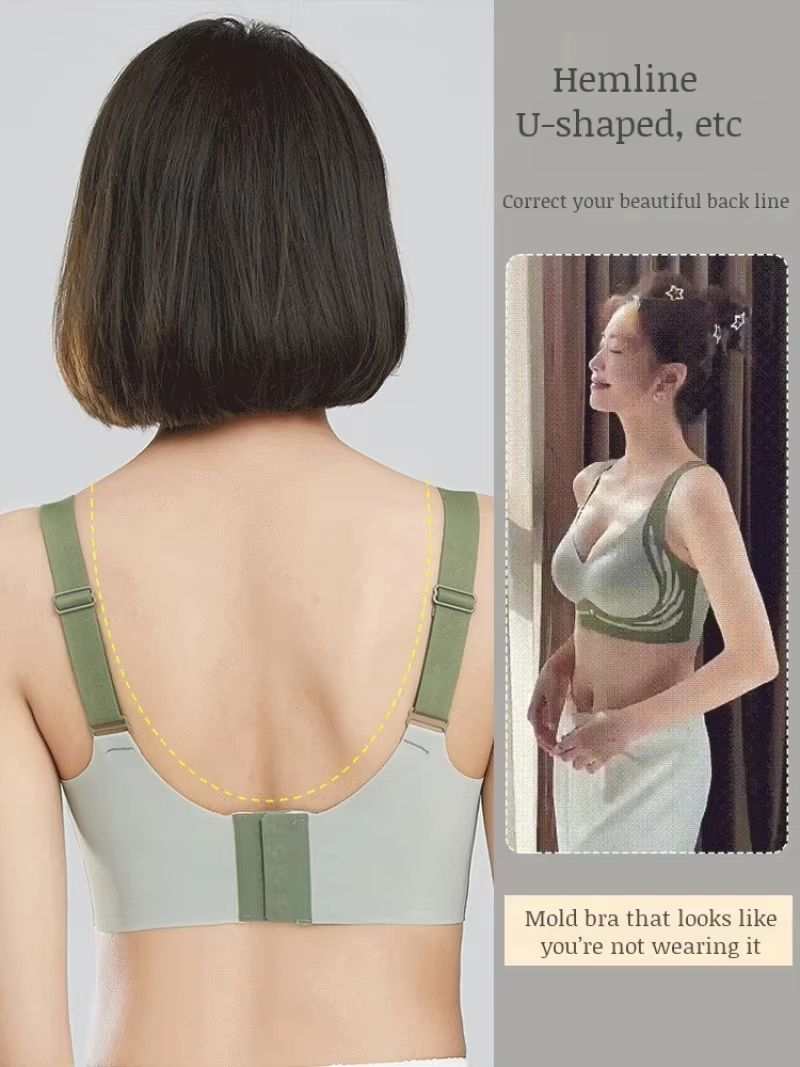 Seamless Wireless PushUp Bra With Soft Support And Lift 2