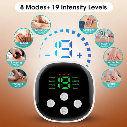 Electric Waist Massager Belt With Vibration And Heat For Back Pain Relief And Belly Exercise 2