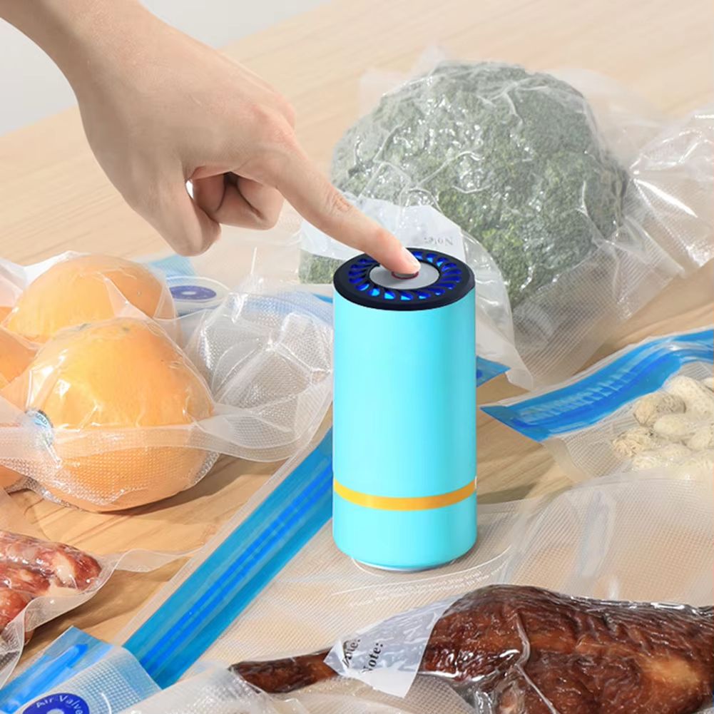 Mini Vacuum Sealer – Portable USB Electric Food Saver for Fresh-Keeping