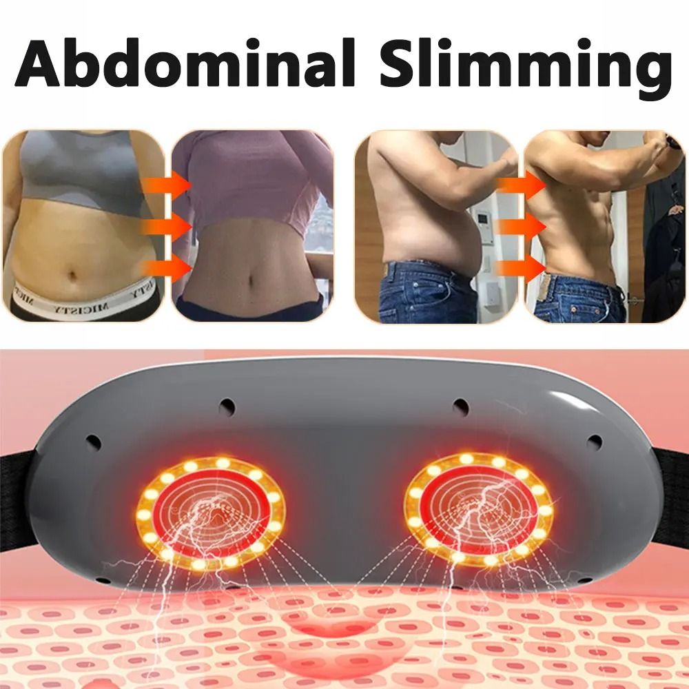 EMS Abdominal Slim Massager Waist Trainer Belt For Fat  Cellulite Reduction 2