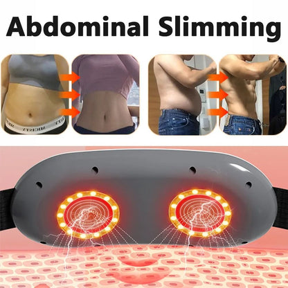 EMS Abdominal Slim Massager Waist Trainer Belt For Fat  Cellulite Reduction 2