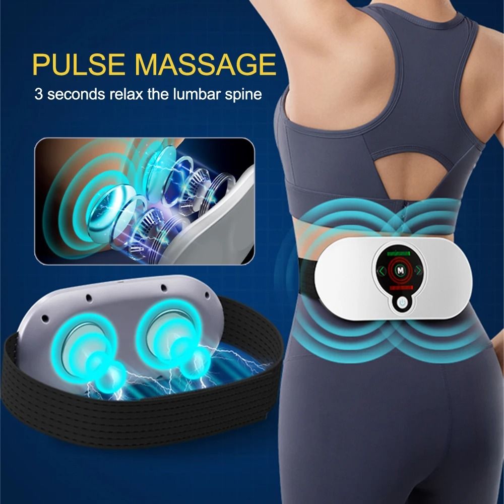 EMS Abdominal Slim Massager Waist Trainer Belt For Fat  Cellulite Reduction 4