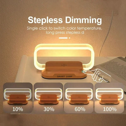 LED Night Light Wireless Charger Stand With Fast Charging Dock For IPhone Samsung And Xiaomi 1